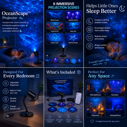 OceanScape™ Projector 🌊🐋✨